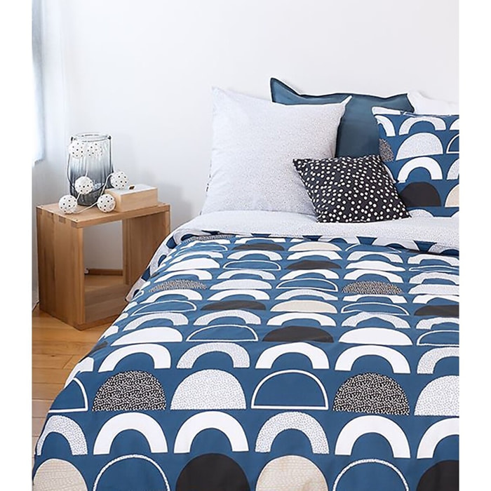 Parure Housse De Couette 3pcs 100% Coton 57 Fils Berlioz