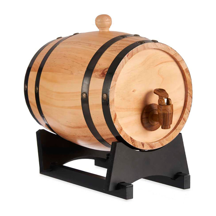 DAM BOTTE VINO 3 LTR 21x29,5x22,3 Cm. Colore del legno