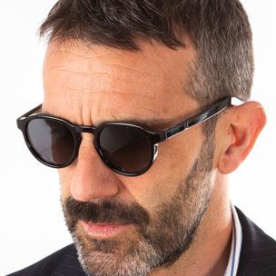 Gafas de sol OCEAN LA ROCHELLE - Negro brillante / Ahumada polarizados
