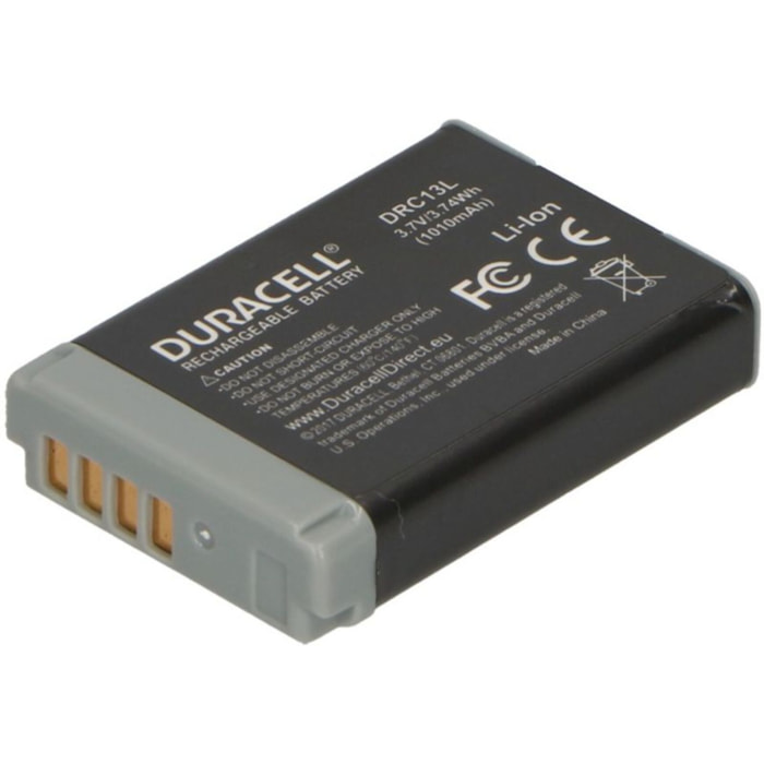 Batterie DURACELL NB-13L/NB-13LH pour appareil photo Canon