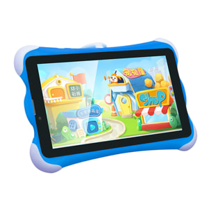 DAM Tablet Infantil K712 3G WiFi. SO Android 10. Pantalla 7'' 1024x600px. MTK 8321 Quad Core 2GB RAM + 16GB. Doble cámara. 20x2x13,5 Cm. Color: Azul