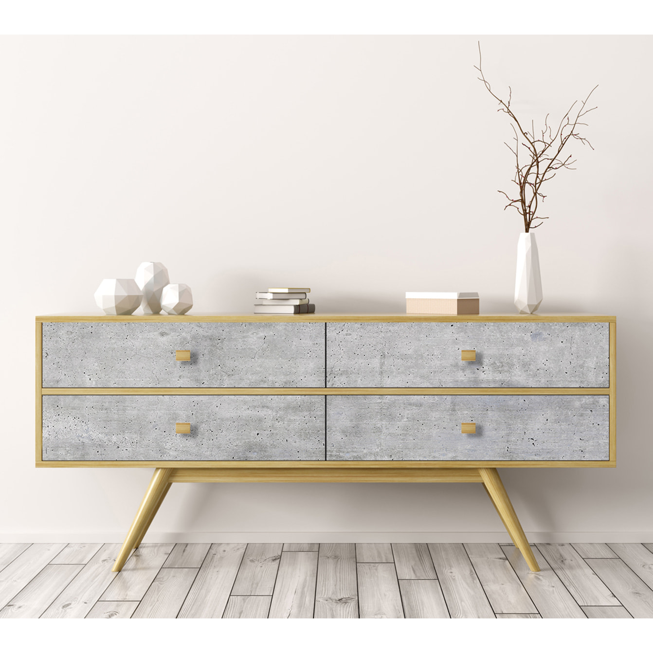 Stickers adhesivos de CERAMIKO - Cemento gris 65x100