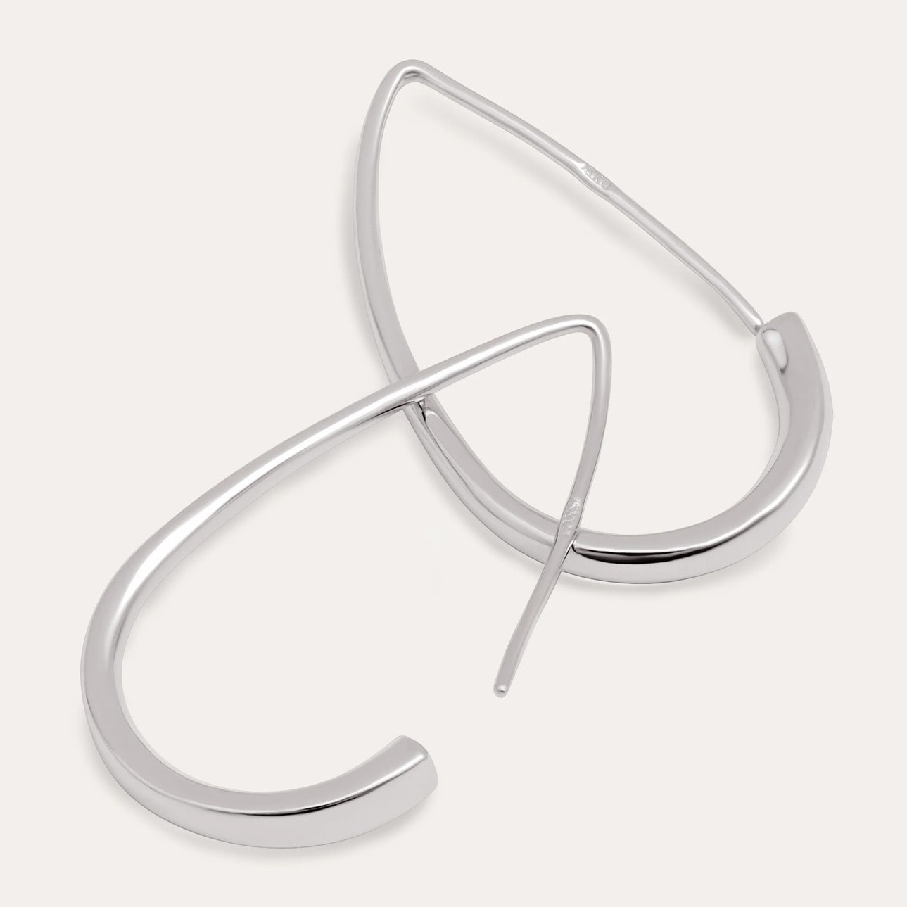 Orecchino Drop Arch in Argento