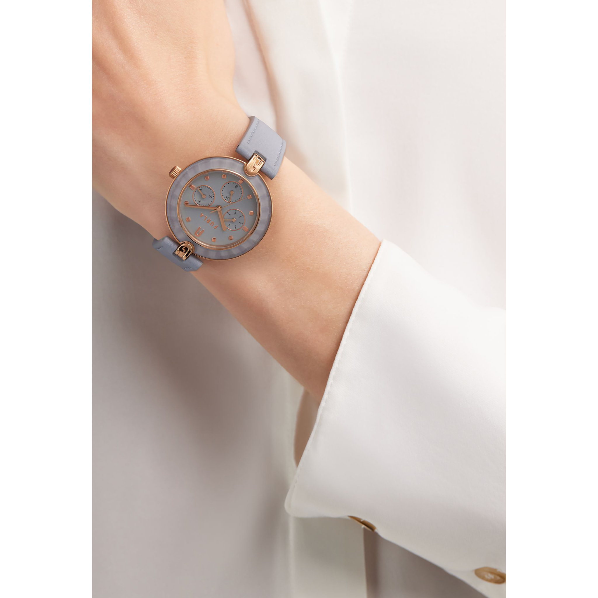 Furla Reloj Analógico De Cuarzo Furla Logo Links Multifunction