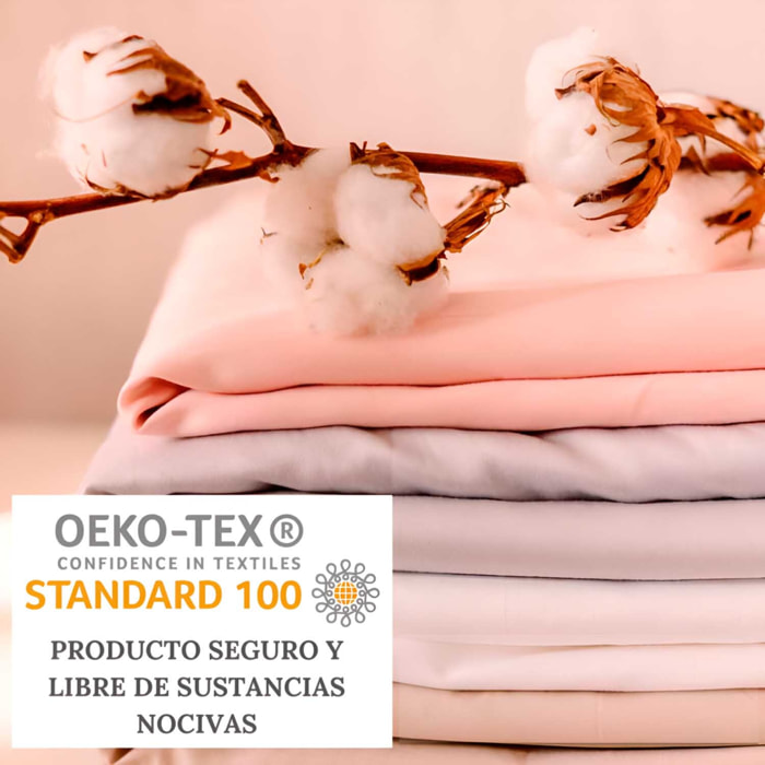 Naturals - Protector funda de Almohada - 100% Algodón - Rizo - Impermeable - Naturals