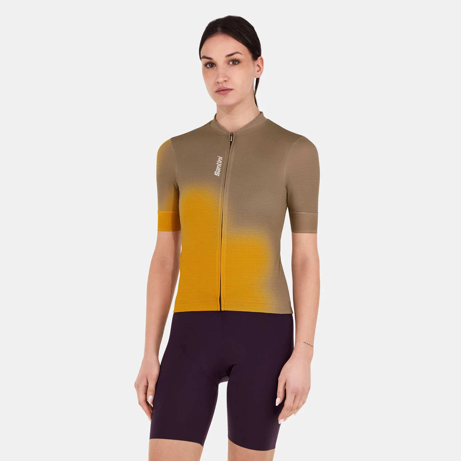 Spot Women's Short Sleeve Jersey - Vert Militaire - Verde Militare