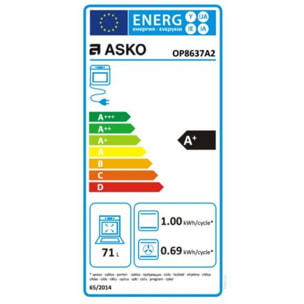 Four encastrable ASKO OP8637A2 Noir Graphite