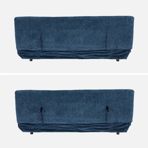 Banquette convertible tissu chenille 3 places KLIK