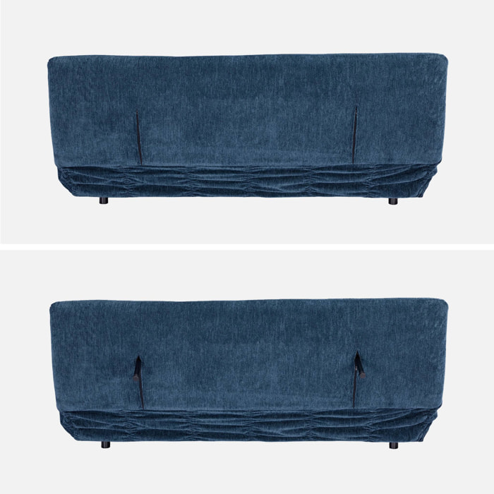 Banquette convertible tissu chenille 3 places KLIK