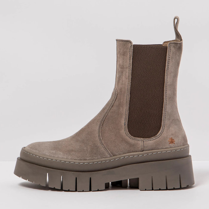 Botines 1954S SILK SUEDE TAUPE/AMBERES color Taupe