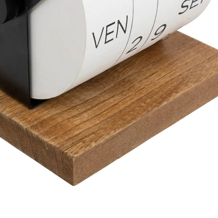 Calendrier Be vintage H.15cm bois