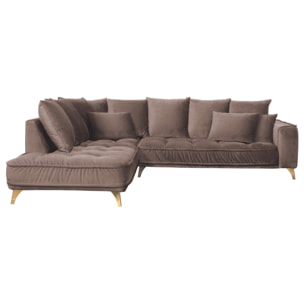 Canapé Tissu Angle Gauche Altamo - 4 Places