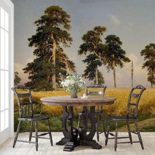 Carta da Parati Campo di Grano Dorato