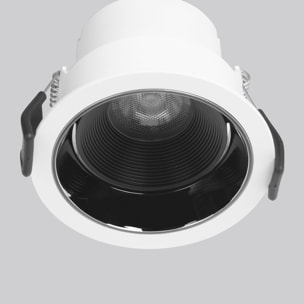 Forlight Mode - Foco LED Empotrable de Techo de 8 |7cm de Diámetro. Downlight Ojo de Buey LED 5.4W Blanco Cálido 3000K. Para Ag