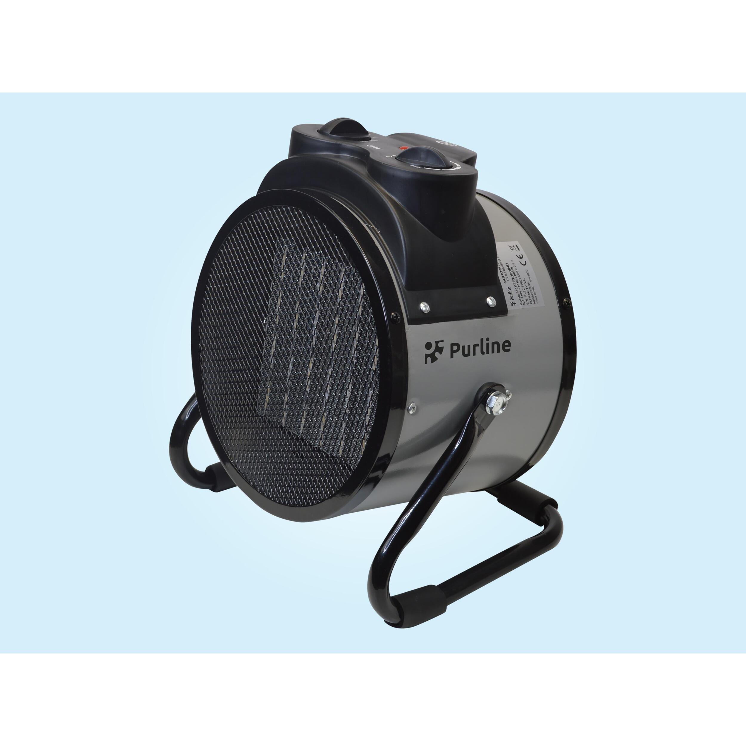 Calefactor Industrial en gris HOTI F2000 IND PURLINE 2000 W