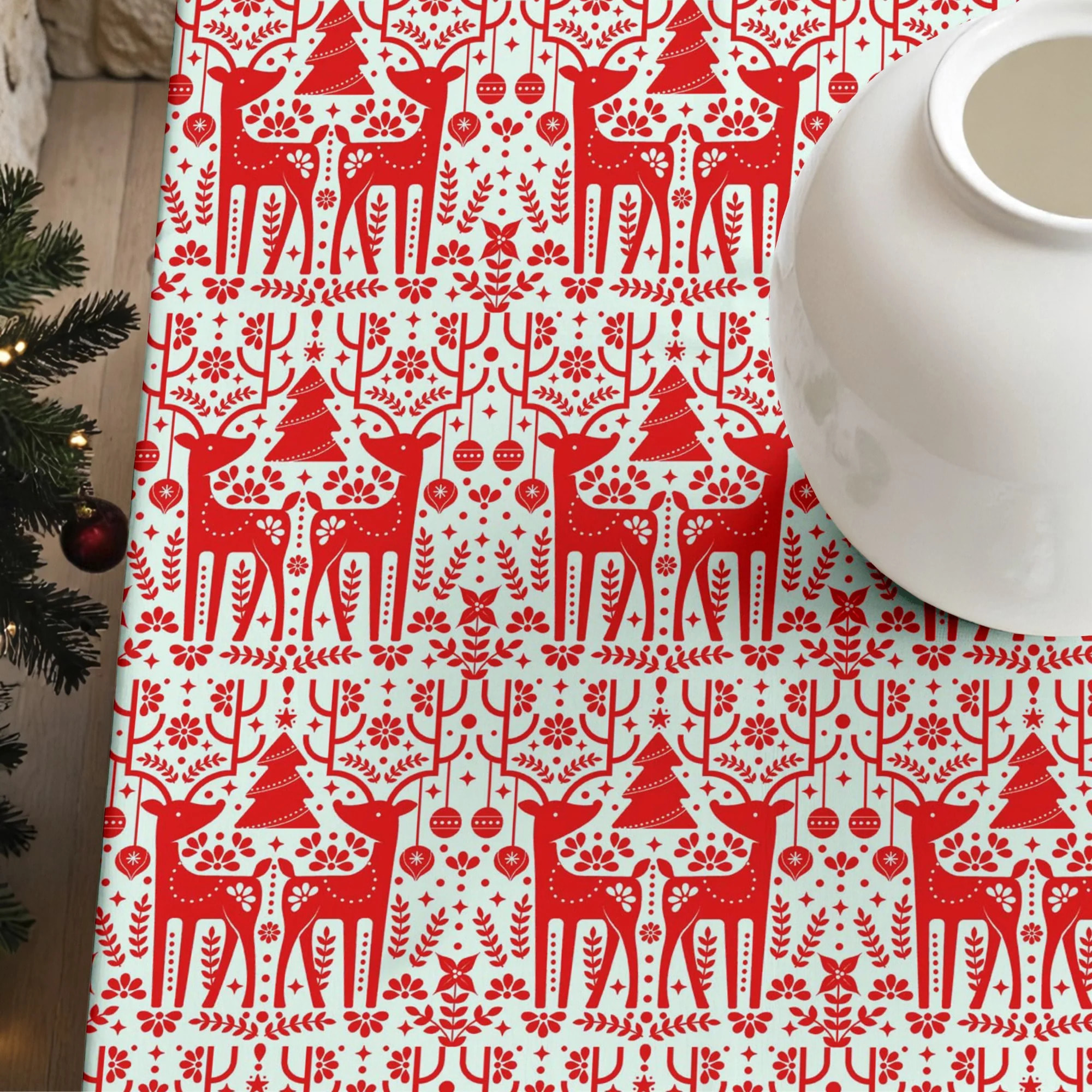 Nappe en résine Anti-tâches Merry Christmas 21
