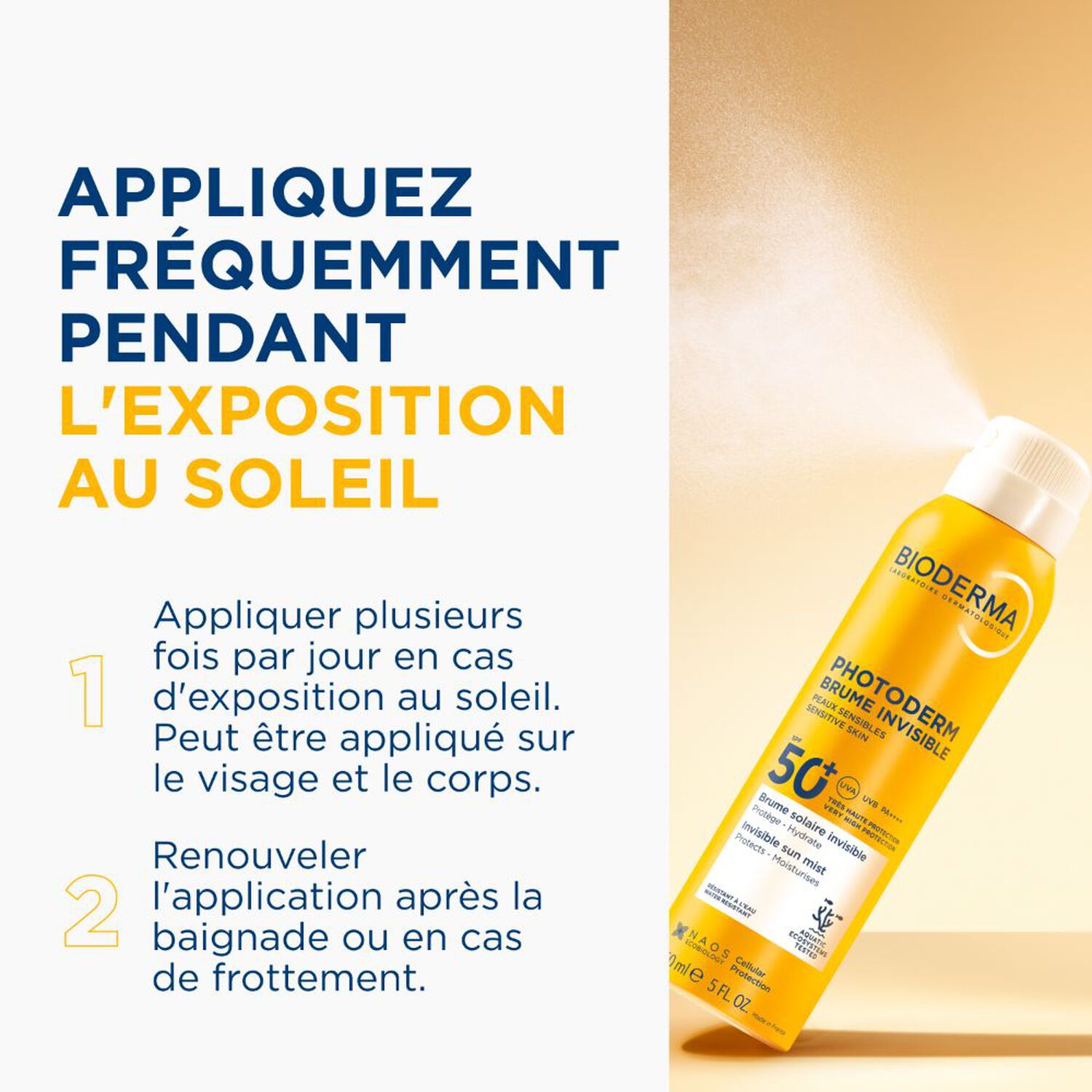 Photoderm SPF50+ - Brume Invisible - Peaux Sensibles 150 ml