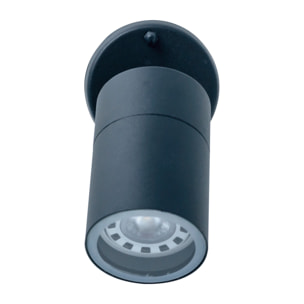 FORLIGHT Pixa Simple alique de uso interior y exterior para bombilla GU10 en color negro