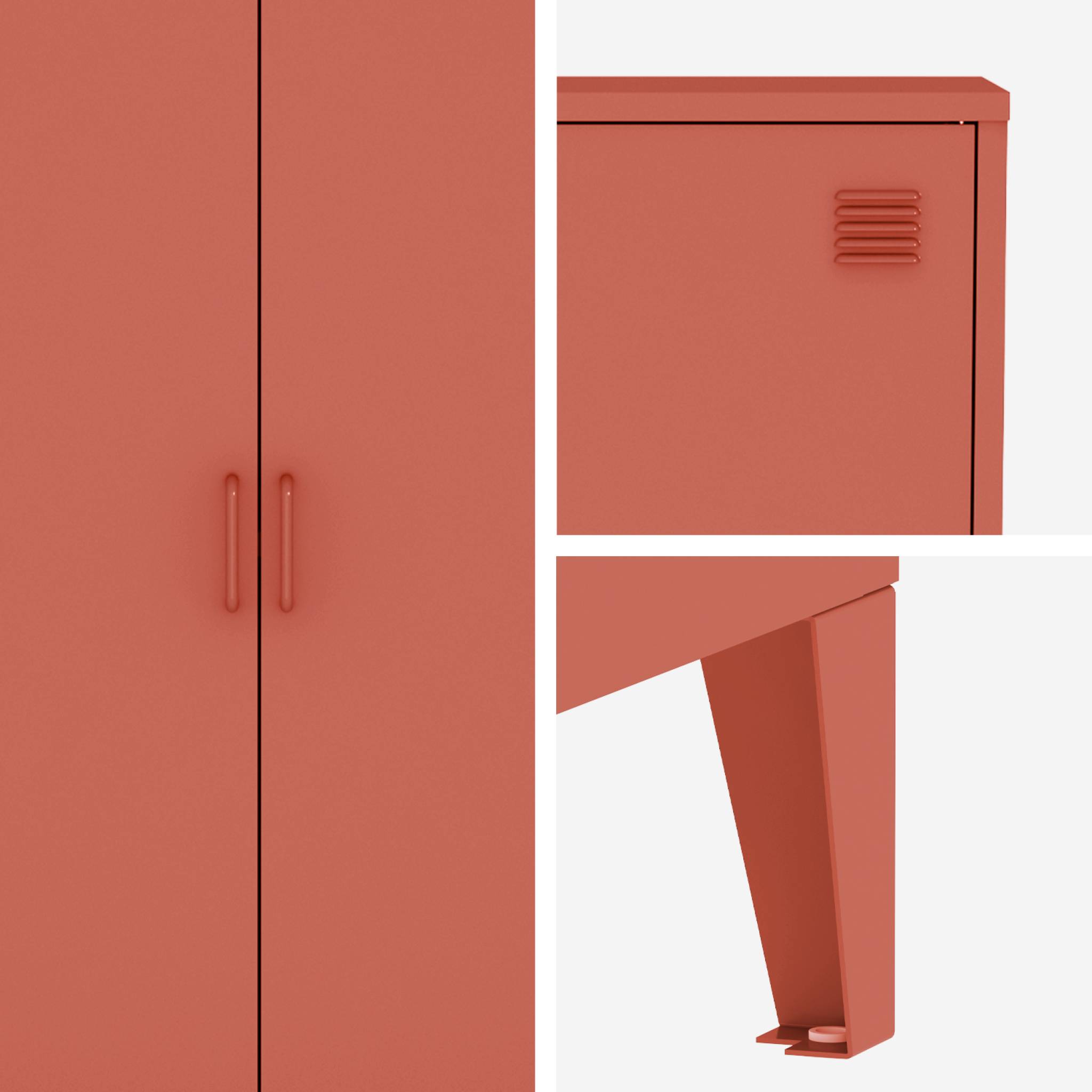Commode/armoire industrielle métal 2 portes SOHO