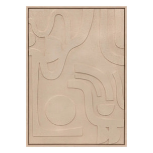 Déco murale 3D Azra beige 50x70cm