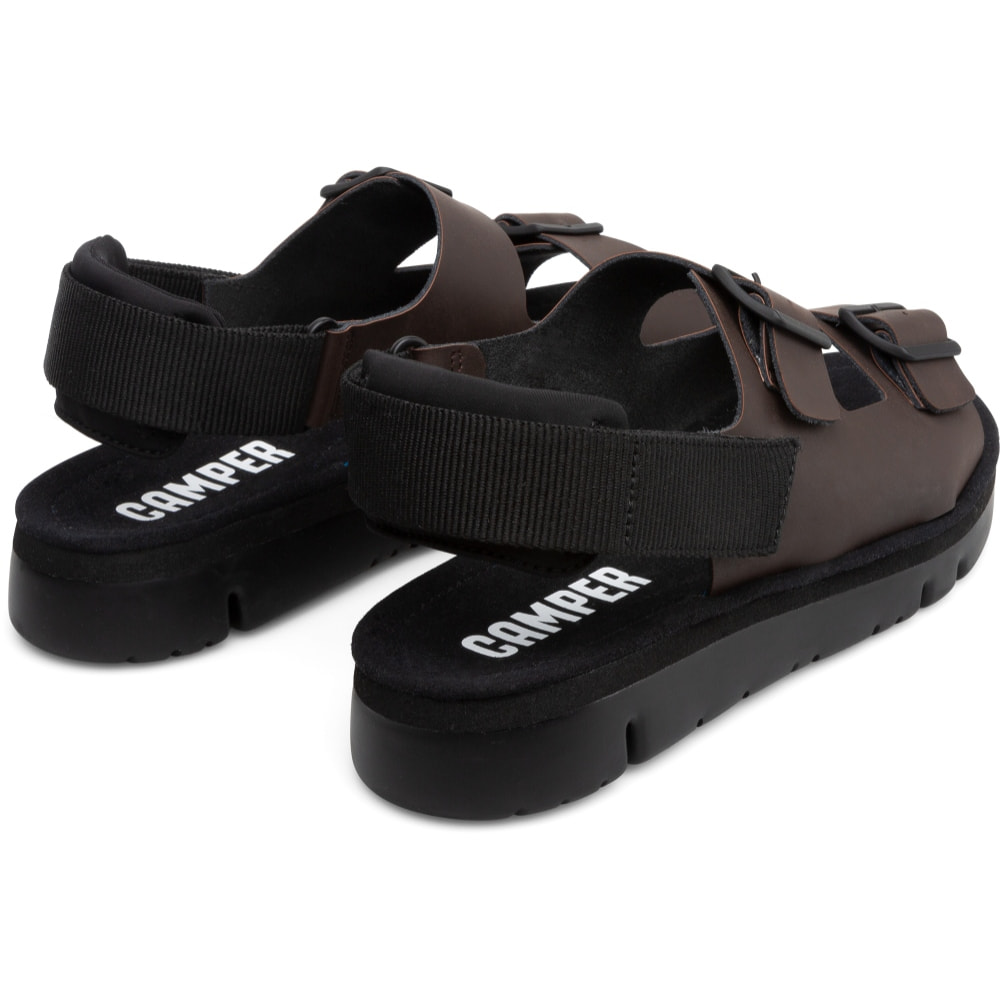 Camper Sandalias Hombre Oruga Marrón