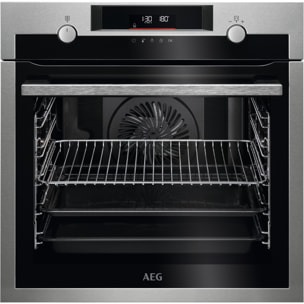 AEG Horno multifunción Serie 6000 SteamBake con Display LED Explore BPE555360M