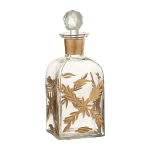 J-Line carafe Chloé Carré - verre - transparent/or