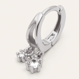 Pendiente Suelto Luzia Plata