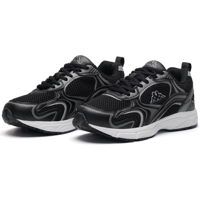 Kappa - Sneakers Uomo Donna Nero - Logo Mygido