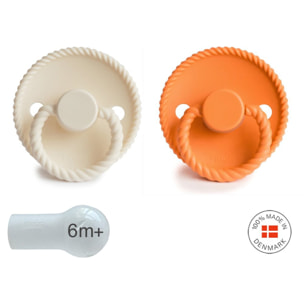 Frigg Pack 2 Chupetes Block Silicona Rope