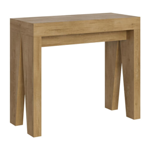 Console Naxy Small cm.90x42 (extensible à 196) Chêne Nature