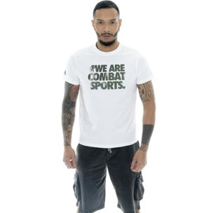 T-shirt da uomo in cotone con stampa camouflage Leone Military 1947