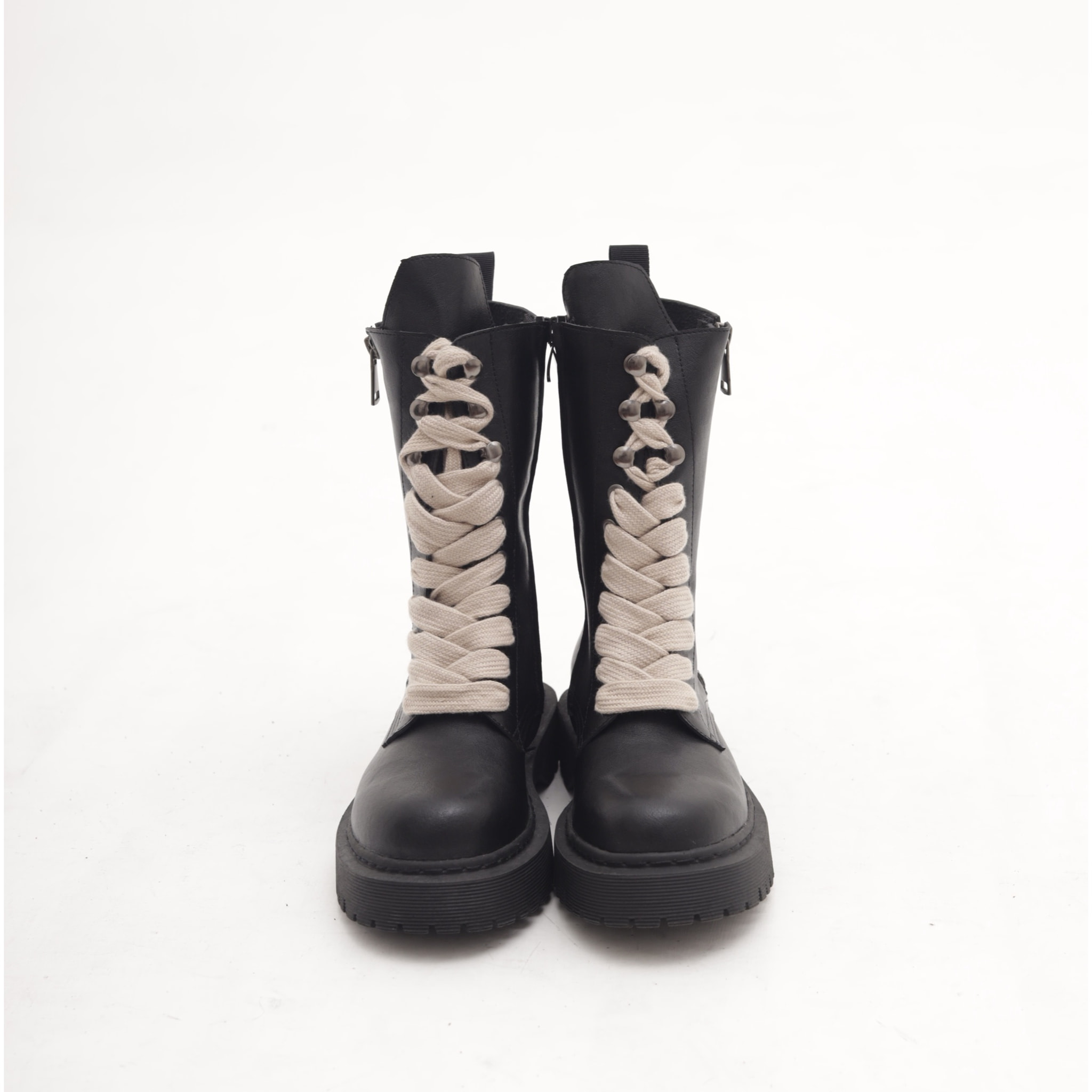 ANFIBIO ALTO CON ZIP NERO