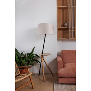 TREEWOOD TRAY Lámpara pie de salón fresno