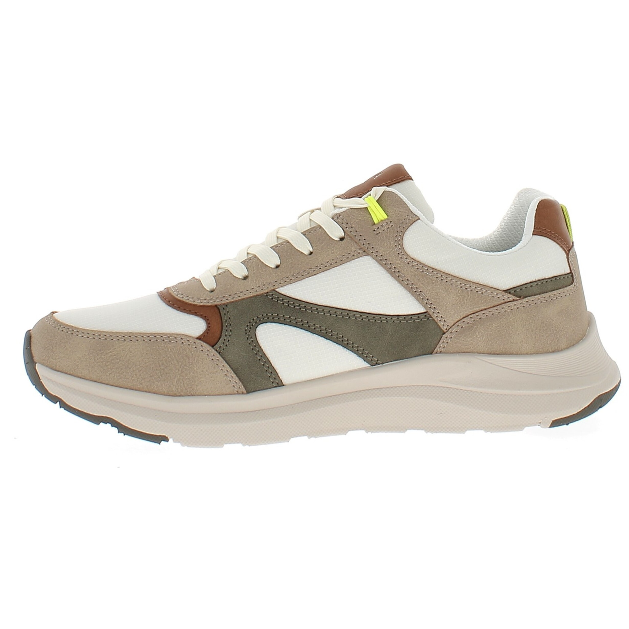 Armata di Mare Scarpe Uomo Sneakers Casual Stringate con Soletta Rimovibile in Memory Foam AMU 1N950 Lt Beige