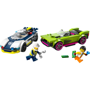 LEGO CITY 60415 - INSEGUIMENTO DELLA MACCHINA DA CORSA