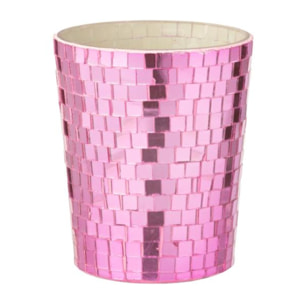 J-Line bougie parfumée Miroir - verre - rose