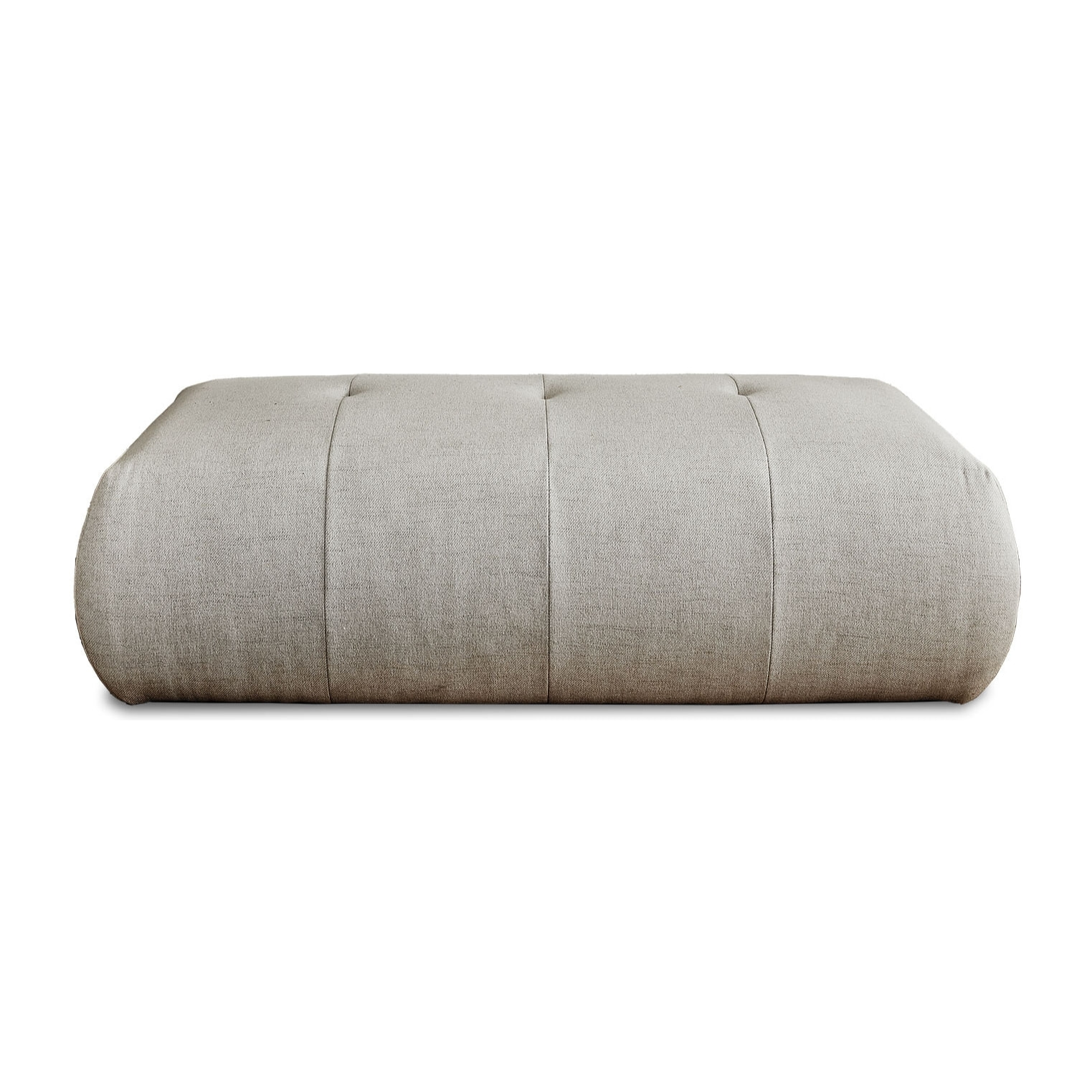 Onyx - pouf modulable - en tissu - Gris clair