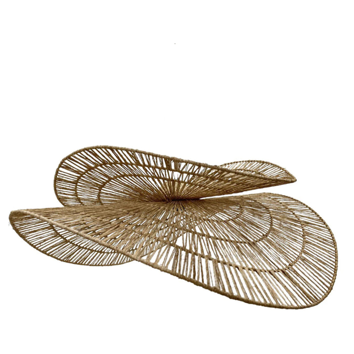 Abat jour naturel seul SOLARA H32cm