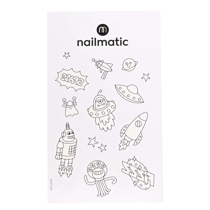 Tattoo Artist - Galaxy - Planche de Tatouage à Colorier