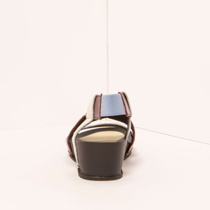 Sandalias 1944 MULTI CREAM-BURDEOS/ I IMAGINE color Cream-burdeos