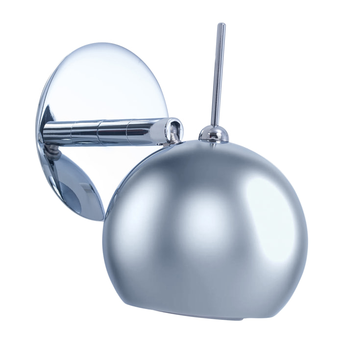 LEDS C4 Aplique de Pared para Dormitorio Orientable para Bombilla E27. Aluminio Ideal para Cabeceros de Cama