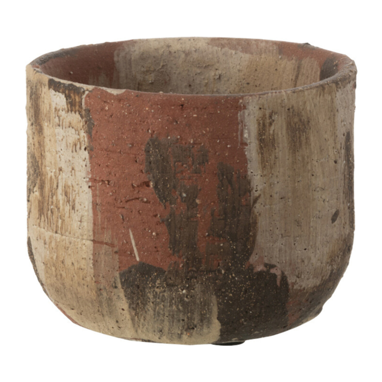 J-Line cache-pot Miltos - céramique - mix - extra small - Ø 13 cm