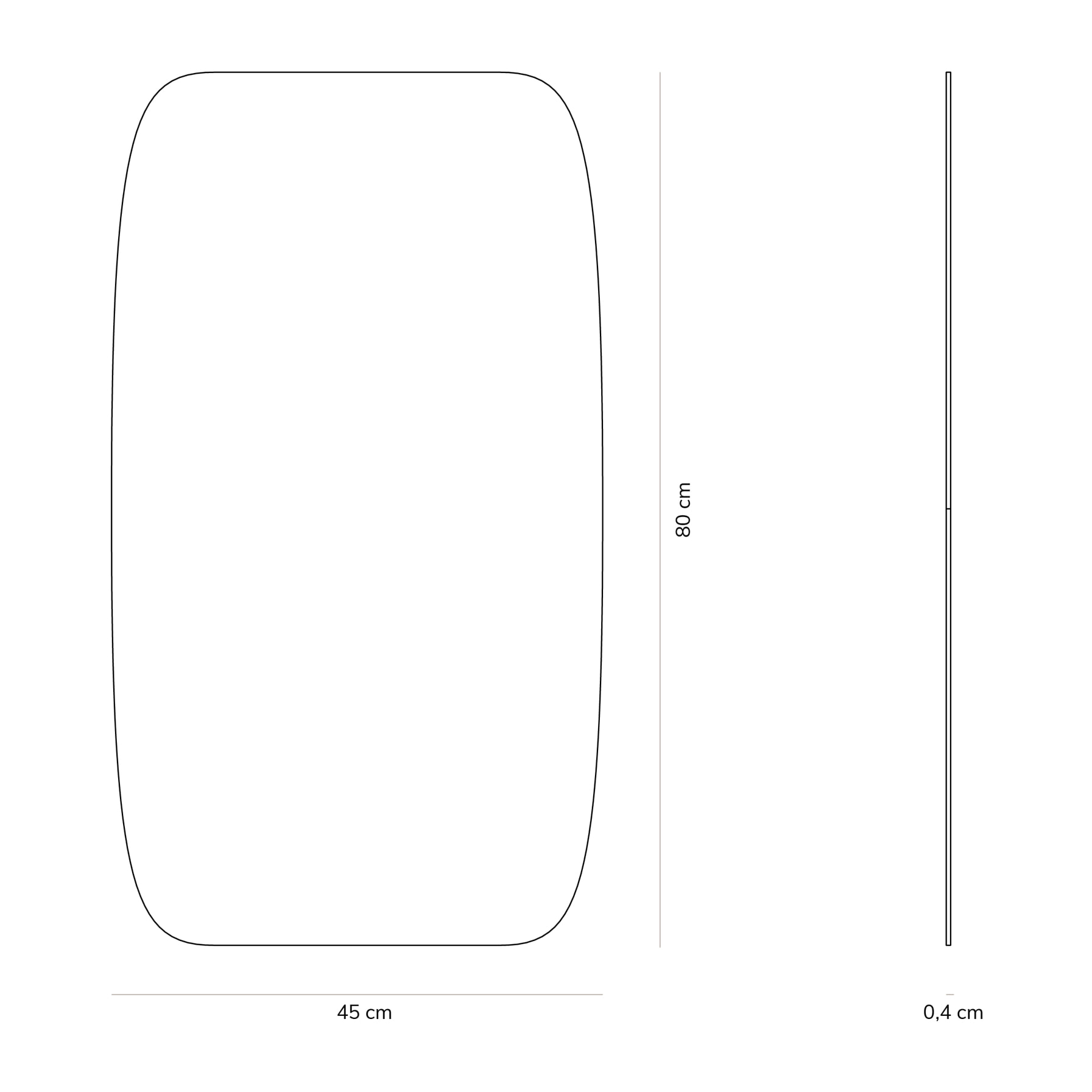 Miroir de salle de bain Ovale Alday