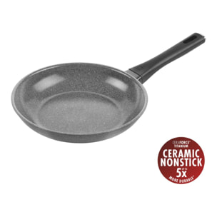 Poêle 28 cm TERRENO PLUS - Revêtement céramique CERAFORCE TITANIUM
