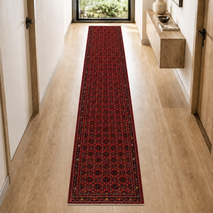 Tapis d'orient, motif traditionnel noué à la main, FIJARUF