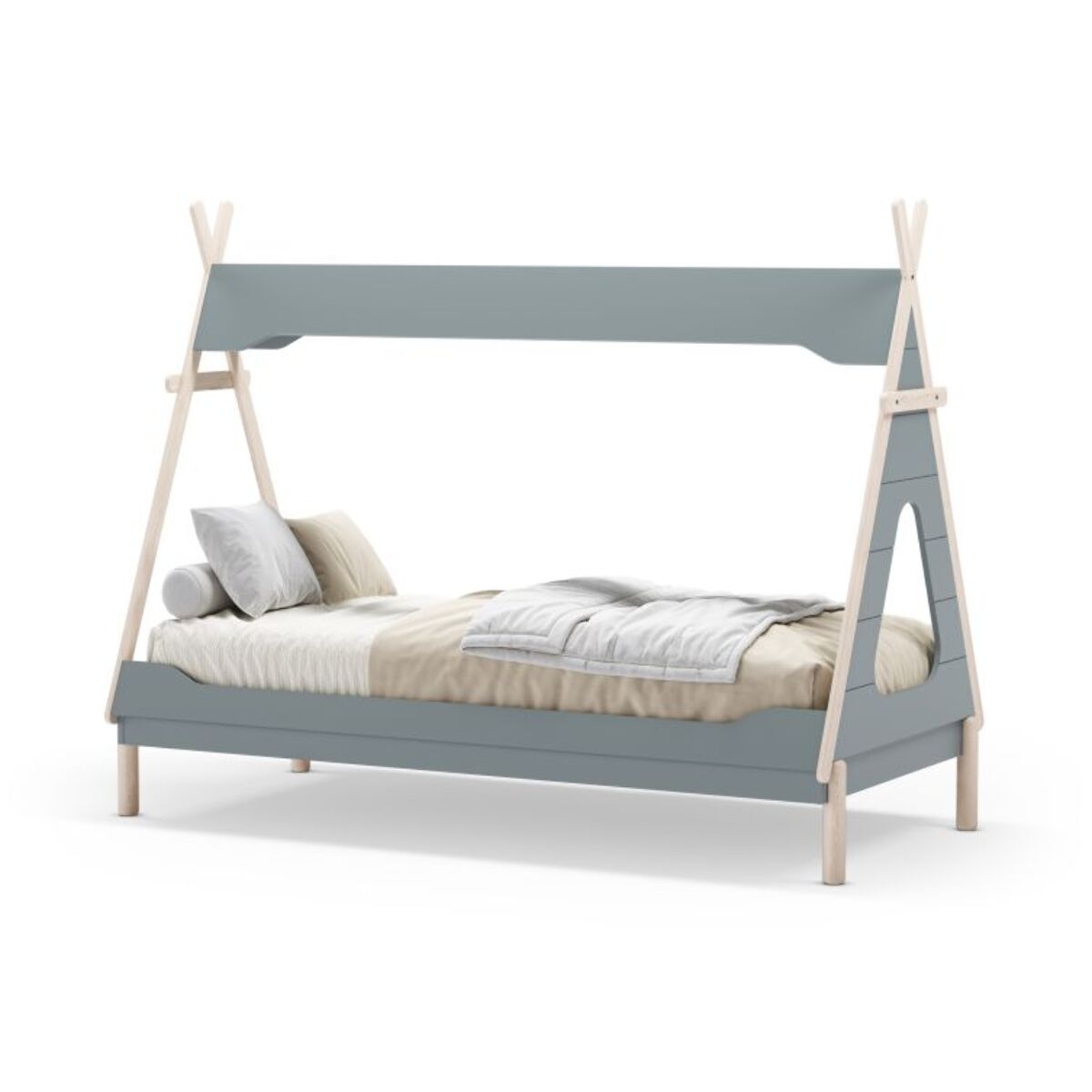Cama Tipi Nest Verde Brent - Oak Soft