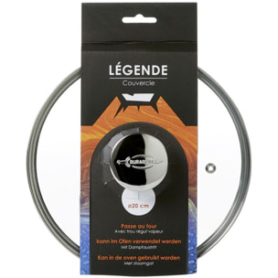 Couvercle universel DURANDAL 20cm Legende en verre