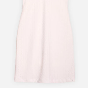 Vestido encaje blanco.