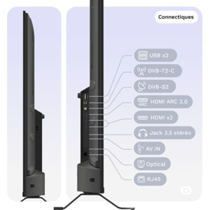 TV QLED ESSENTIELB 50QLED307 50" (126 cm) 4K - Smart TV